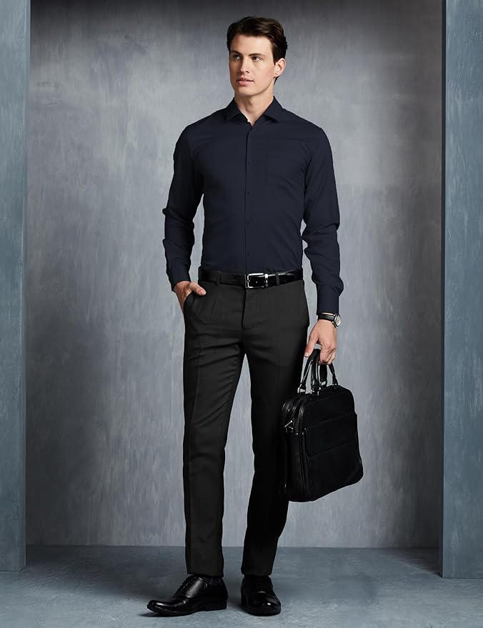 formal shirt cotton black