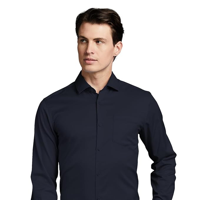 formal shirt cotton black