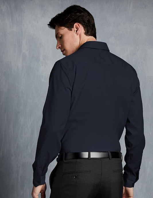 formal shirt cotton black